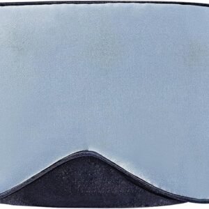 Sleep Mask, 1 Pack 100% Real Natural Pure Silk Eye Masks with Elastic Adjusting Strap, Mulberry Silk Eye Sleep Shade Cover for 3 Sizes (Large 10.6”x4”)