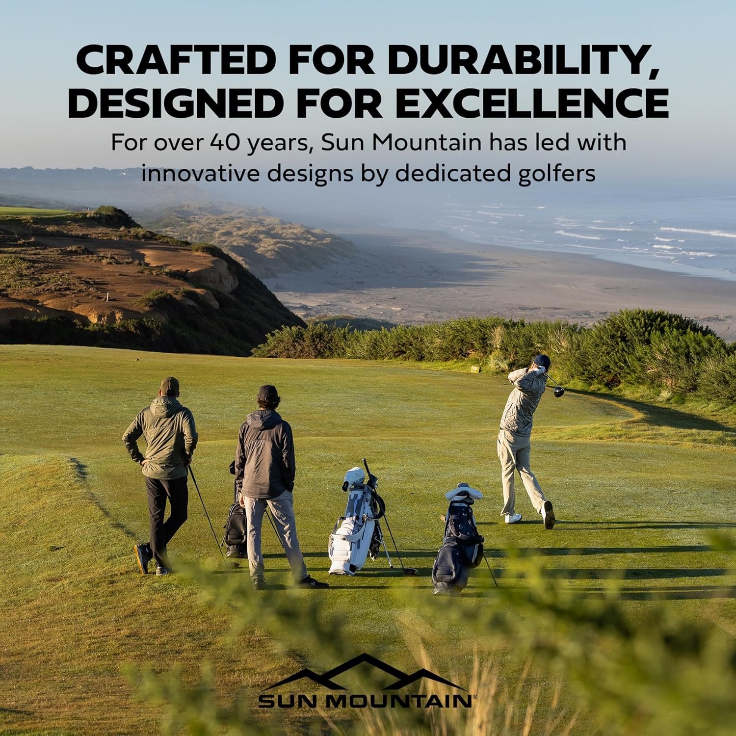 Sun Mountain 2025 Matchplay Stand Bag - Durable Golf Stand Bag with a Four-Way Top and Ergonomic X-Fit Dual Strap Handle for Convenience - Lightweight with Nine Pockets for Storage - Image 7