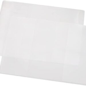 2Pcs Transparent Passport Protect Cover, Clear Passport Cover, Passport Cover, Transparent Passport Case with Travel Document & Credit Card Organizer, Travel Accessories, Passport, Card Protector
