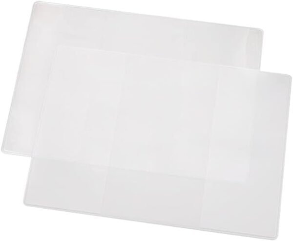 2Pcs Transparent Passport Protect Cover, Clear Passport Cover, Passport Cover, Transparent Passport Case with Travel Document & Credit Card Organizer, Travel Accessories, Passport, Card Protector