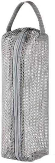 2PCS Mesh Toiletry Bag with Handle, Washing Handbag, Portable Toiletry Storage Bag Travel Cosmetic Bag Shower Tote for Women Men - Image 3