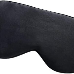 Silk Eye Mask for Sleeping Sleep,Adjustable Sleeping Eye Mask for Women,Black