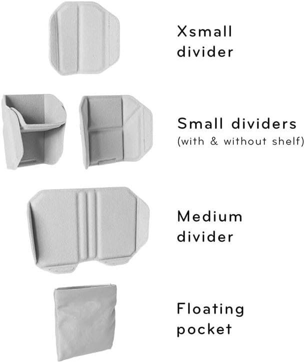 Peak Design Camera Cube V2, Smedium (Small/Medium), Custom Organization and Protection, Weatherproof Shell with Interior Padding, Camera Bag Insert Compatible Travel & Outdoor Bags - Image 5