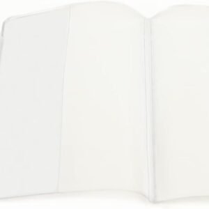 Clear Transparent Frosted Passport Cover Holder Case Organizer ID Card Travel Protector (2 PCS)