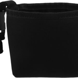 YARNOW Golf Ball and Club Cleaner Washer Pouch Portable Cleaning Storage Bag Golf Club Brush and Groove Cleaner Pocket with Detachable Clip