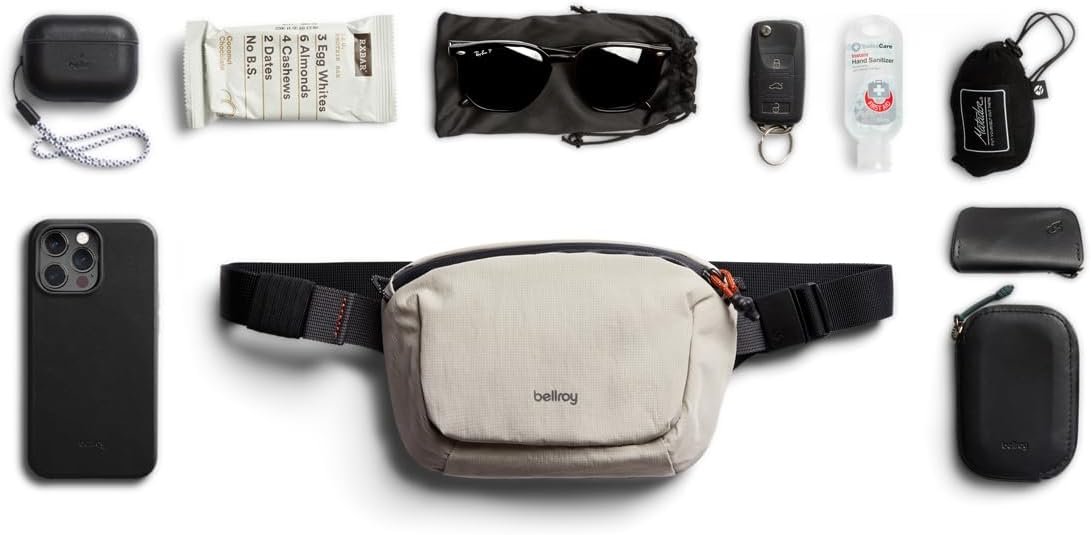 Bellroy Lite Belt Bag (versatile crossbody bag, fanny pack) - Ash - Image 6