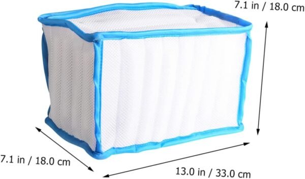 Unomor Thickened Mesh Shoe Washing Bag for Laundry Machine Protective Shoe Laundry Wash Bag with Fine Breathable Mesh Portable Organizer Pouch Preventing Deformation and Damage Suitable - Image 7