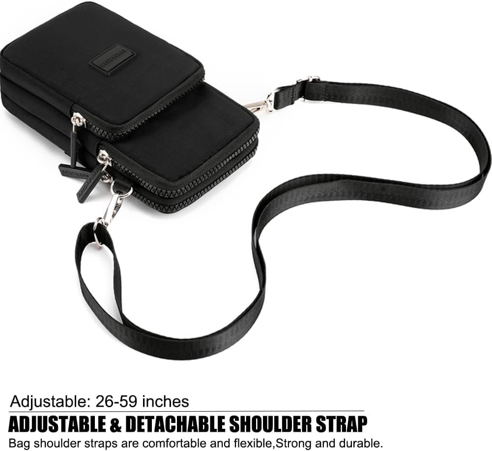 Small Crossbody Bags for Women, Universal Pouch Wallet Cell Phone Purse Lightweight Pockets Handbags Mini Shoulder Bag - Image 5