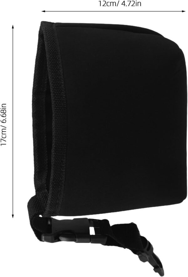 YARNOW Golf Ball and Club Cleaner Washer Pouch Portable Cleaning Storage Bag Golf Club Brush and Groove Cleaner Pocket with Detachable Clip - Image 2