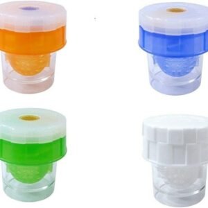 SPORTS WORLD VISION Pack Of 4 Manually Contact Lens Washer Cleaner Plastic Lens Cleaner Case Monthly