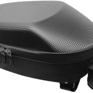 BESPORTBLE Large Capacity Bike Front Handlebar Bag with Key Hanging Buckle Cycling Pouch for Folding Road Mountain Bikes Black Cycling Accessories Commuting Storage