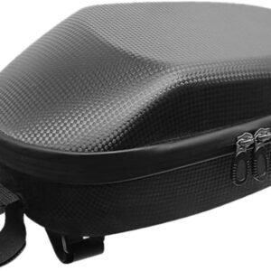 BESPORTBLE Portable Bike Handlebar Bag Large Capacity Cycling Pouch with Quick Release for Mountain Bikes Black Storage Pouch for Commuting and Outdoor Riding
