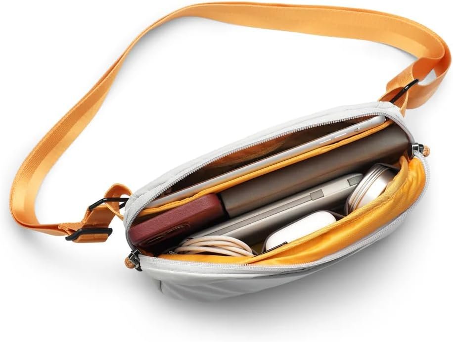 Allett Daily Crossbody Bag for Women & Men | 4L Lightweight Recycled Sling for Travel & Everyday Use | Hidden Passport Pocket - Image 2