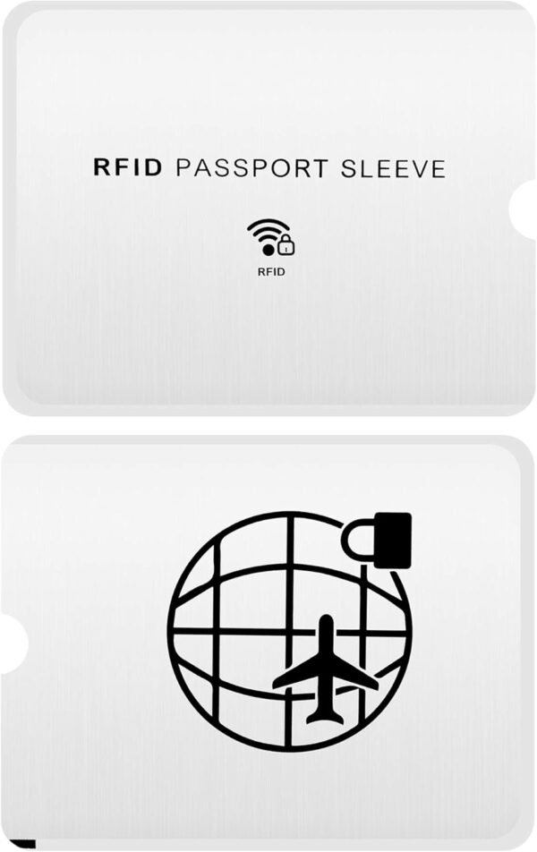 CM unisex-adult RFID Blocking Passport Sleeve Credit Card Cover for Identity Theft Prevention, 12 Pcs Card Sleeve and 4 Pcs Passport Sleeve, Multi - Image 5