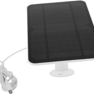 Solar Power Charger for Security Cameras Monocrystalline Solar Panel for Continuous Power Portable Design for Easy Installation Solar Powered Battery Charger for Home Use