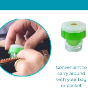 SPORTS WORLD VISION Pack Of 4 Manually Contact Lens Washer Cleaner Plastic Lens Cleaner Case Monthly