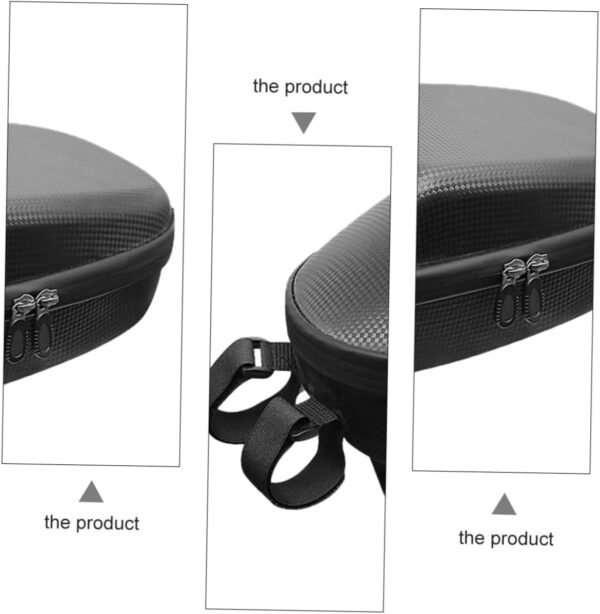 Toyvian Portable Bike Handlebar Bag Large Capacity Front Pouch with Key Buckle for Folding Road Mountain Bikes Professional Cycling Accessories Black - Image 9