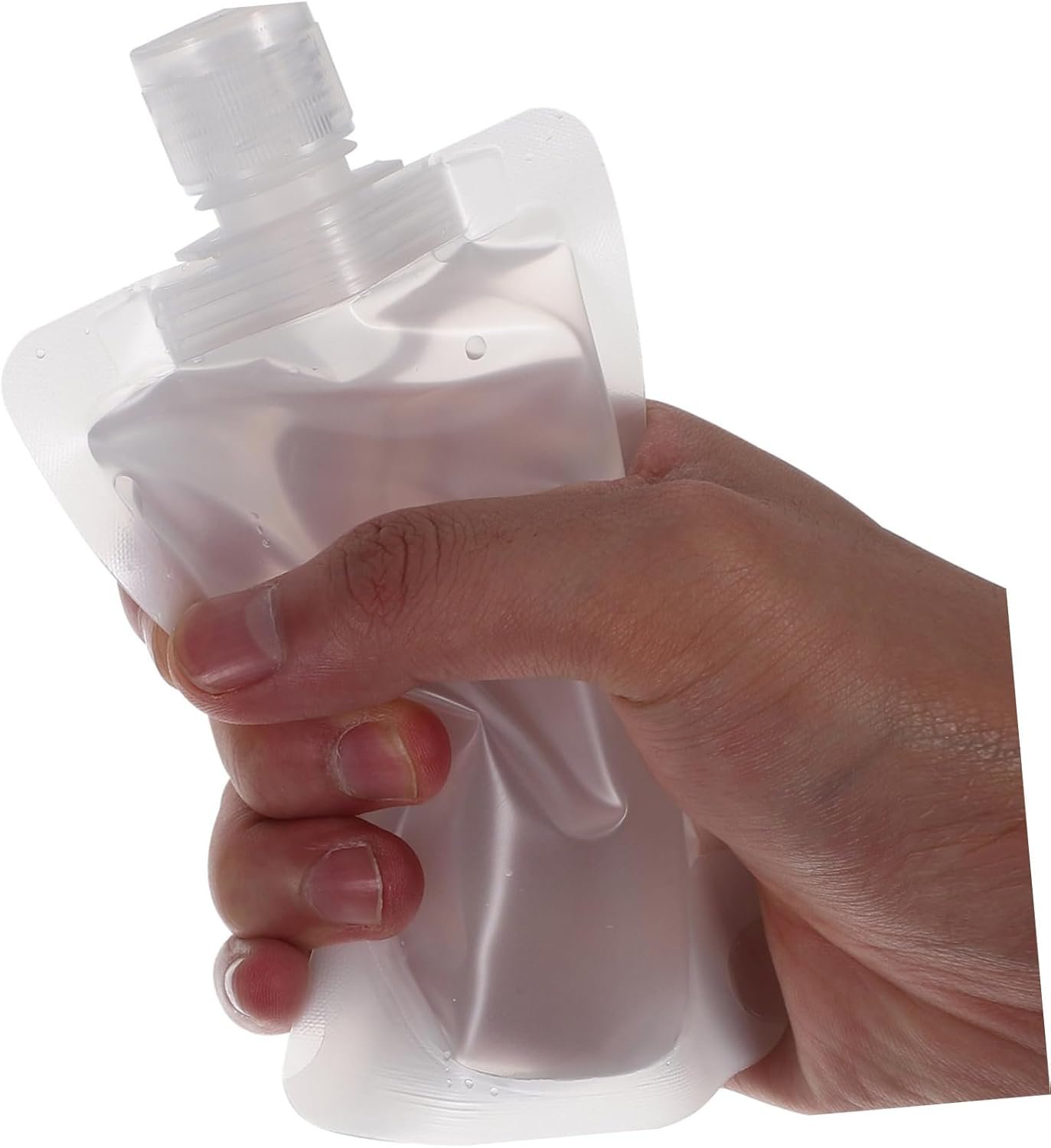 18 Pcs Refillable Travel Toiletry Containers with Funnels Portable Transparent Cosmetic Organizers for Shampoo Lotion Body Wash Travel Pouches for Tsa Approved Liquid Storage - Image 5