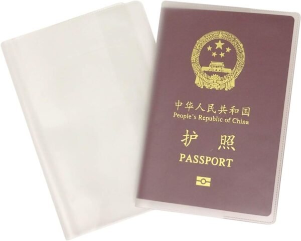 Honbay 10PCS Plastic Passport Cover Passport Protector with Extra Slots for CN, US, UK and Other Standard Size Passports (frosted) - Image 4
