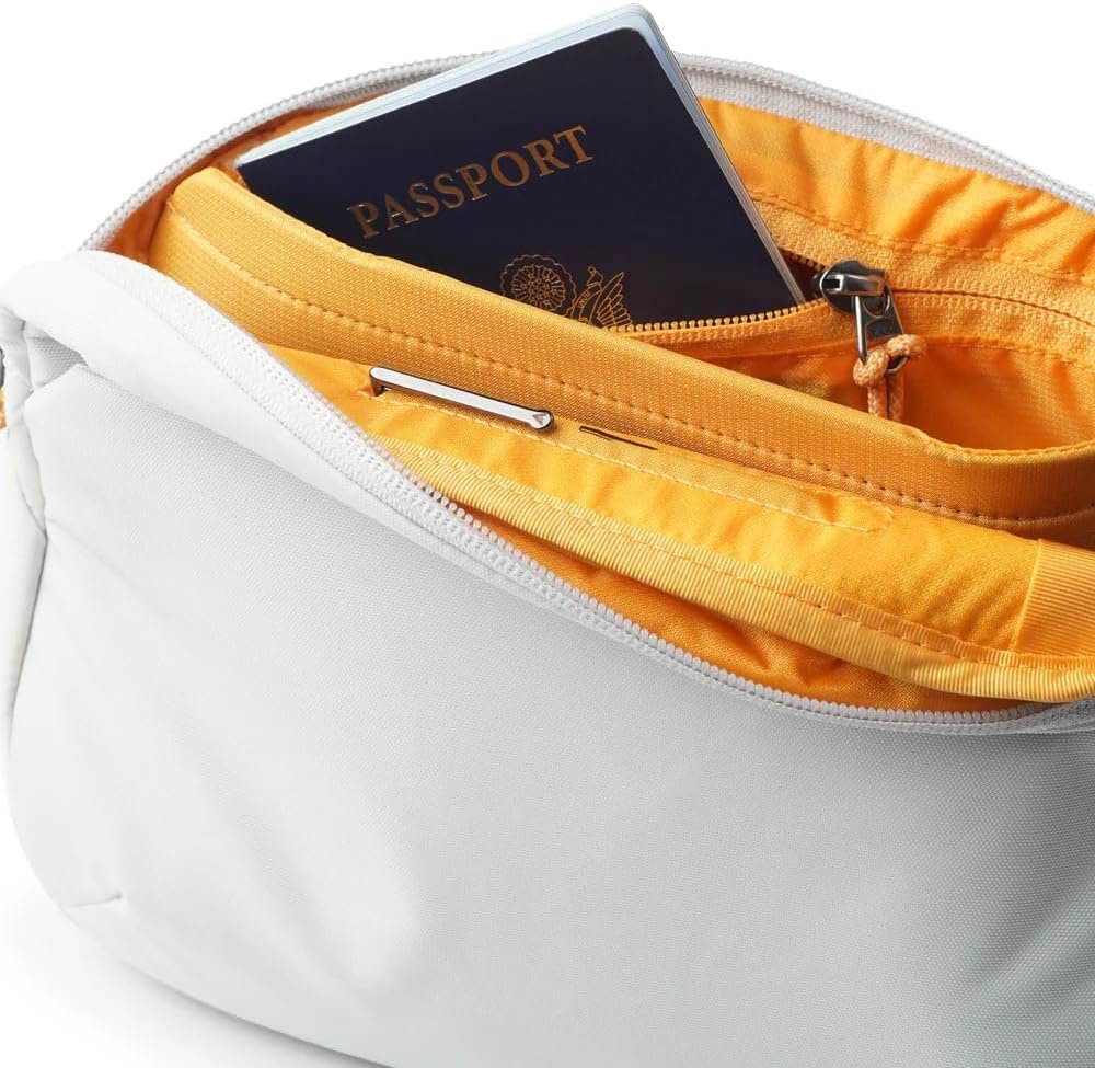 Allett Daily Crossbody Bag for Women & Men | 4L Lightweight Recycled Sling for Travel & Everyday Use | Hidden Passport Pocket - Image 5