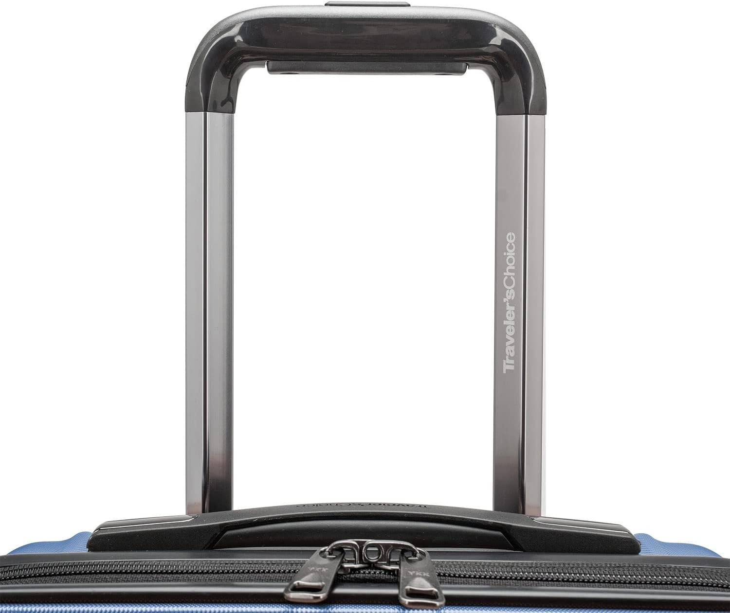 Traveler's Choice Archer Polycarbonate Hardside Spinner Luggage Set, Blue, Carry-On 21-Inch, Tie Down Straps - Image 6