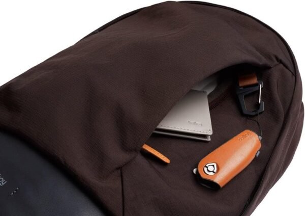 Bellroy Classic Backpack Premium (Leather Panels, Fits 15" Laptop) - Deep Plum - Image 4