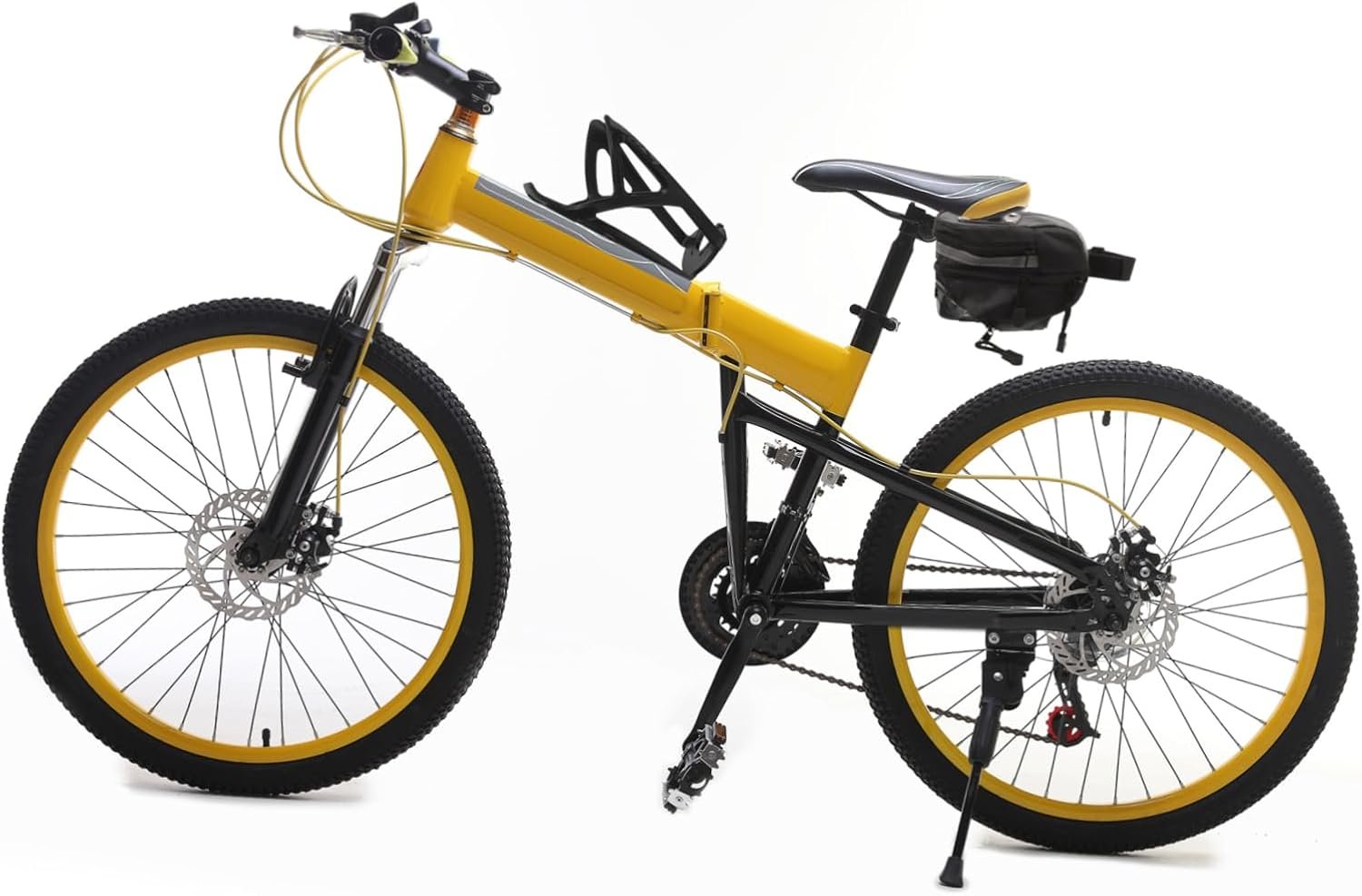 Large Capacity Rear Seat Bag for Mountain and Road Bikes Cycling Saddle Pouch with Reflective Strap Portable Storage for Wallet Easy to Install Under Seat - Image 6