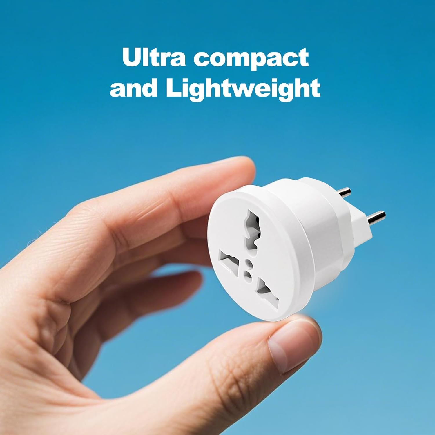 European Travel Plug Adapter, Type C International Power Adaptor to Italy Spain France Portugal Iceland Germany, Europe Vocation Essentials 3-Packs - Image 5