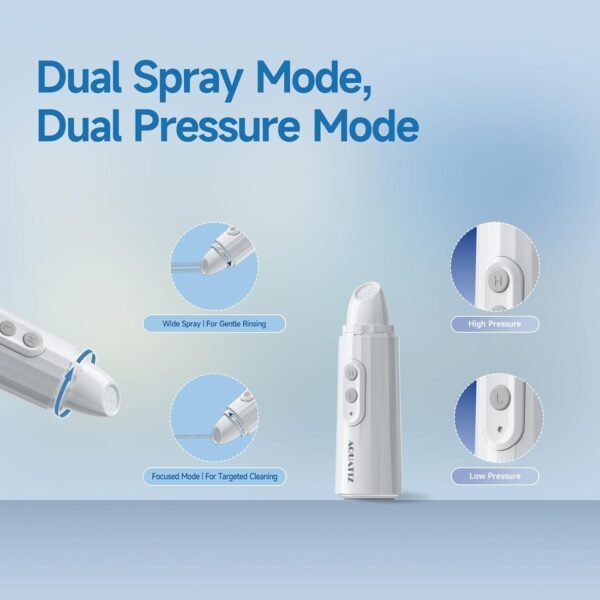 Upgraded Portable Bidet for Travel – Extendable Water Bottle (350–550ml), IPX7 Waterproof, 2 Spray Modes & Water Pressures, Rechargeable (60 Uses), Compact Handheld Hygiene Washer - Image 5