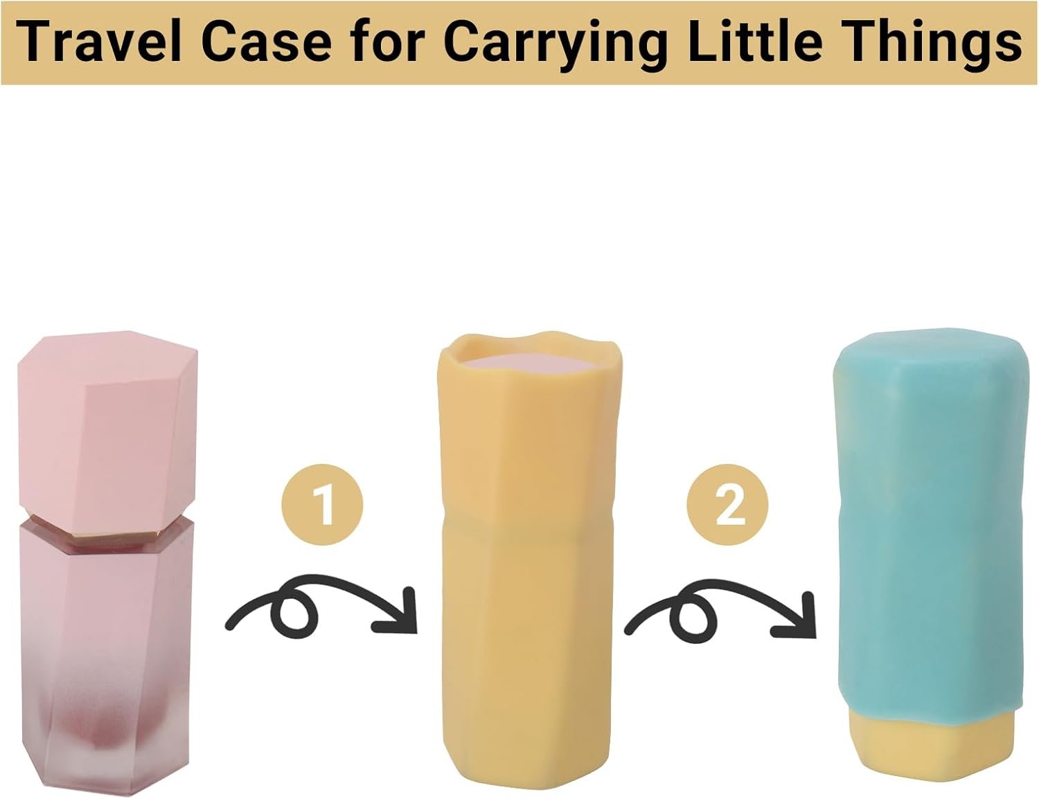 Silicone Bottle Covers Travel Essentials for Women Men, Beach Vacation Essentials, Travel Size Toiletries Accessories, Cruise Ship Essentials 2025, Must Haves, Leak Proofing - Image 6