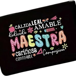 Letter Print Makeup Bag Cosmetic Portable Toiletry Pencil Case Zippers Storage Wash Letter Print Makeup Wash Aesthetic Cosmetic Storage, A, Mass Beauty