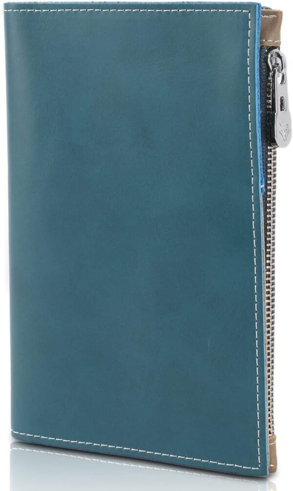 Leather Passport Wallet, Lightweight Travel Wallet, Passport Holder for Travel, for Secure Traveling and Documentation Organizer