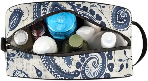 Mandala Boho Makeup Bag Travel Toiletry Bag for Women, Girls Kids Toiletry Bag Cosmetic Waterproof Small Easy-carry - Image 5