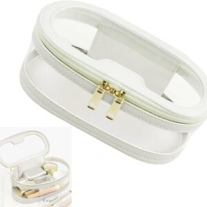 Makeup Bag Large Capacity Wash Portable Cosmetic Brush Case Toiletry Holder Clear Wash Cosmetic Holder Case