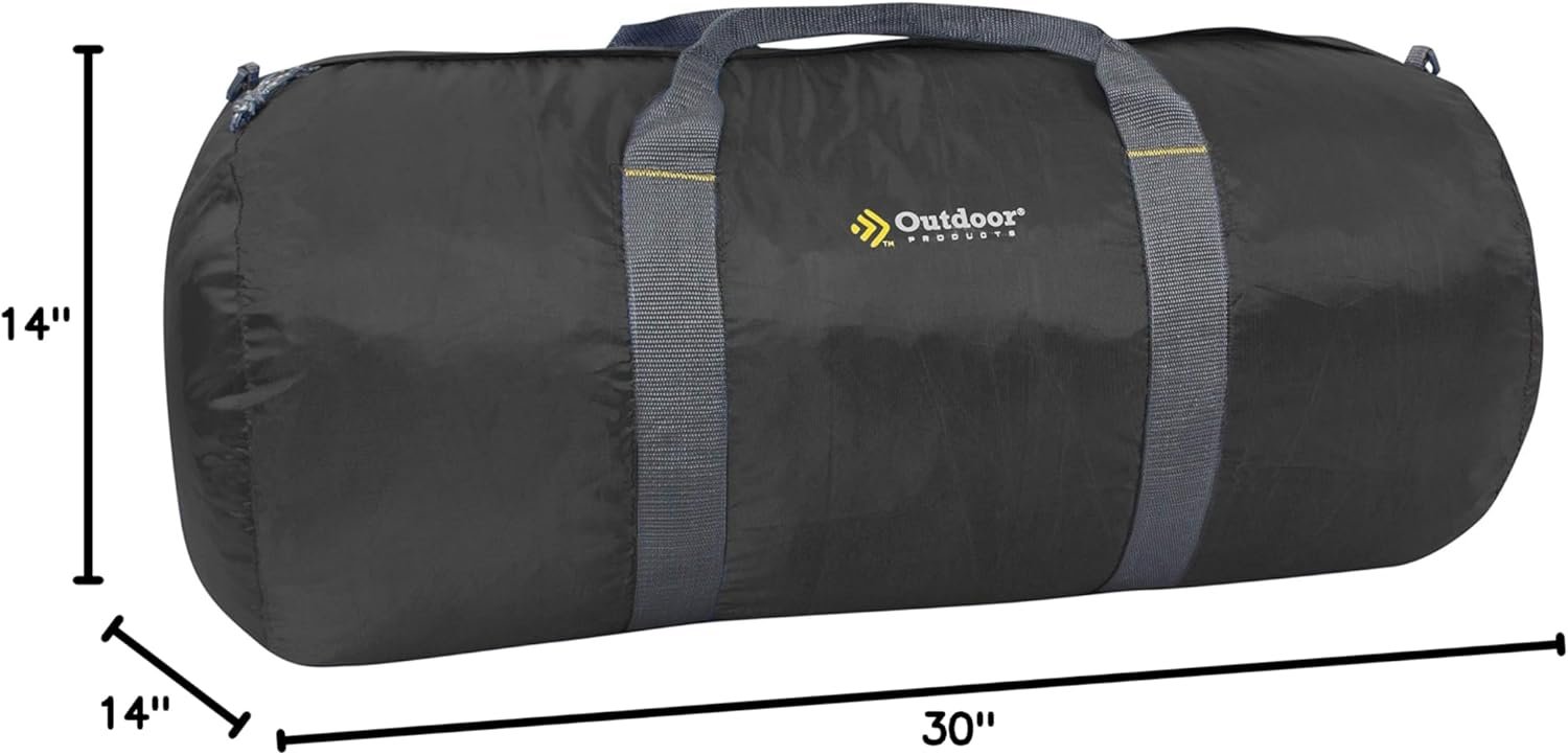 Outdoor Products Deluxe Duffel (Black, 12 in X 24 in) - Image 2