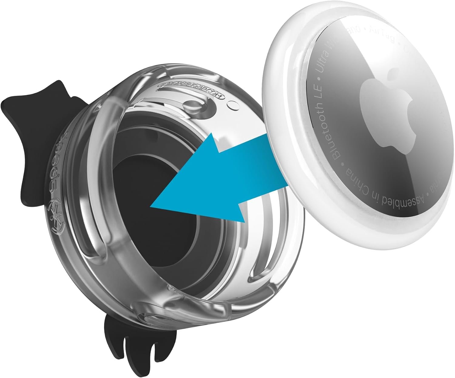 Speck Tagimals Cute Cartoon Apple AirTag Holder – Hidden AirTag Tracker Cases – Easily Attach to Shoe or Collar – 4 Fun Characters (Pack of 4) - Image 3