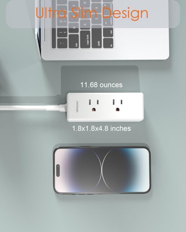 European Travel Plug Adapter with USB, WRXDMC Adapters for Travel Europe, US to Europe International Power Adapter Travel Essentials with 6 Outlets 3 USB for EU Spain France Germany Iceland Greece - Image 7