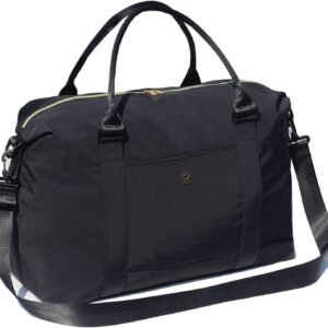 ESVAN Travel Tote Duffel Gym Bag,Weekender Overnight Carry-on Tote Crossbody Bag with Wet Pocket and Trolley Sleeve Upgraded