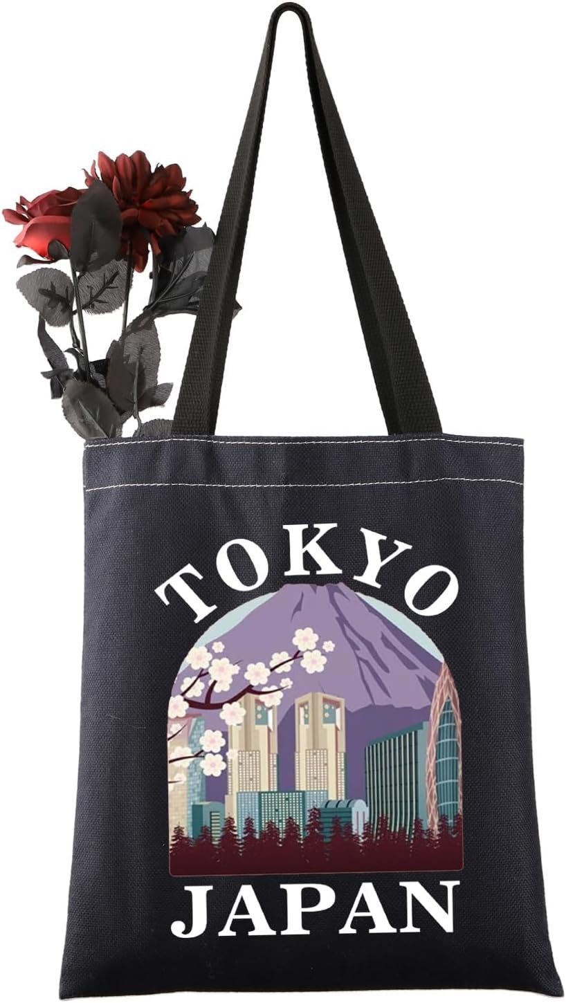 PWHAOO Mountain Tokyo Japan Tote Bag Mountain Lover Gift Tokyo Japan Travel Souvenir Gift - Image 6