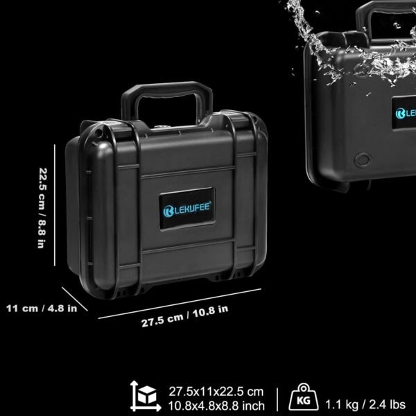 Lekufee Waterproof Hard Case Compatible with DJI Osmo Pocket 2/DJI Pocket 2 Camera and Accessories(Case Only) - Image 4