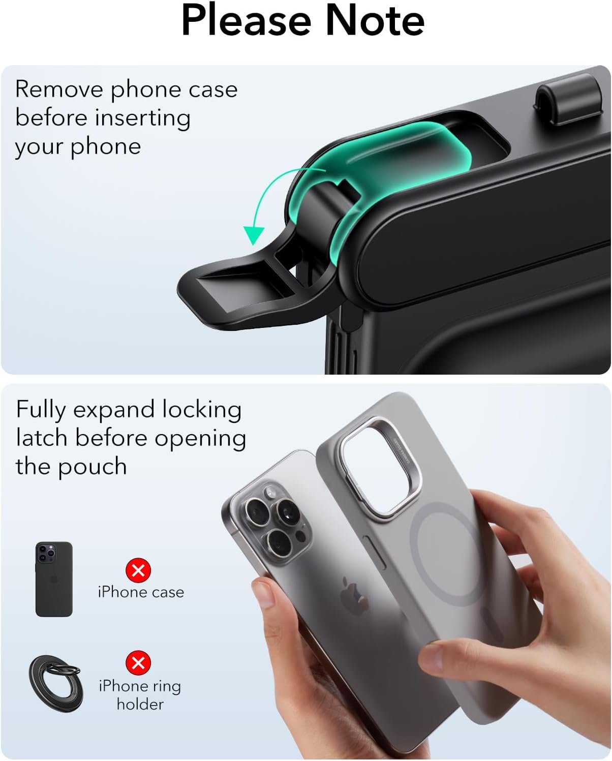 ESR Waterproof Phone Pouch for iPhone 15 Pro Max /14 Pro Max, Underwater Touch Sensitivity, IPX8 Floating Waterproof Cellphone Case with Lanyard, Dry Bag for Snorkeling, Black - Image 8