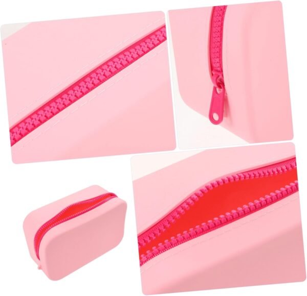 Silicone Makeup Case Large Capacity Toiletry Bag for Women Travel Vanity Organizer Pouch Cosmetic Storage for Brushes Jewelry and Essentials - Image 7