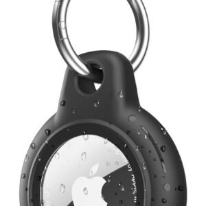 Waterproof Airtag Necklace for Kids Adults Women,Hard PC Full Protection,29in Adjustable Alloy Necklace with Airtag Holder for Apple Air Tag