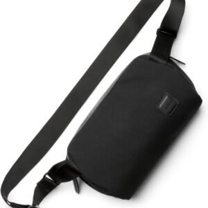 Bellroy Classic Sling (everyday 3 liter minimalist crossbody bag with internal organization, adjustable crossbody strap, and auto-compression system) – Black