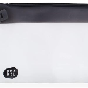 Gravel The Pouch | TSA Approved Clear Travel Toiletry Bag | Quart Size for Men & Women