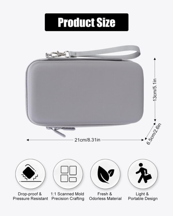 Compact Travel Case for DJI Osmo Mobile 7/7P Smartphone Gimbal Stabilizer Accessories, Waterproof Storage Hand Bag Organizer Box for OM 7 Pro, Portable & Durable - Image 5