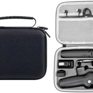 For Osmo Mobile 7/7P Case,EVA Lycra portable Storage,OM 7/7P Carrying Case,Bag for DJI OM 7/7P Smartphone Gimbal Stabilizer Accessories,Black