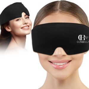 Cooling Eye Mask for Puffy Eyes, Gel Eye Mask, Cold Compress for Puffiness, Migraines, Headache, Dark Circles, Reusable, Flexible, Cooling Sleep Mask Long-Lasting Comfort for Men Women