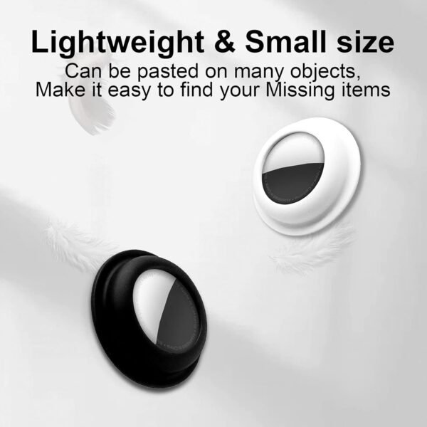 Aimtel Case Compatible with Apple AirTag Sticker,4 Pack AirTag Fabric Mount Adhesive Air Tag Secure Holder for Tv Remote/Luggage/Purses/Jackets/Backpacks/Laptop/Car Air Tags Cover - Image 6