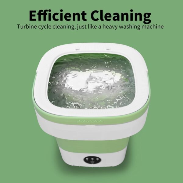 Portable Washing Machine, Mini 16L Foldable Washer and Dryer with 3 Modes Deep Cleaning, Upgraded Small Collapsible Laundry for Travel, Apartment, Home, Hotel and camping - Image 7